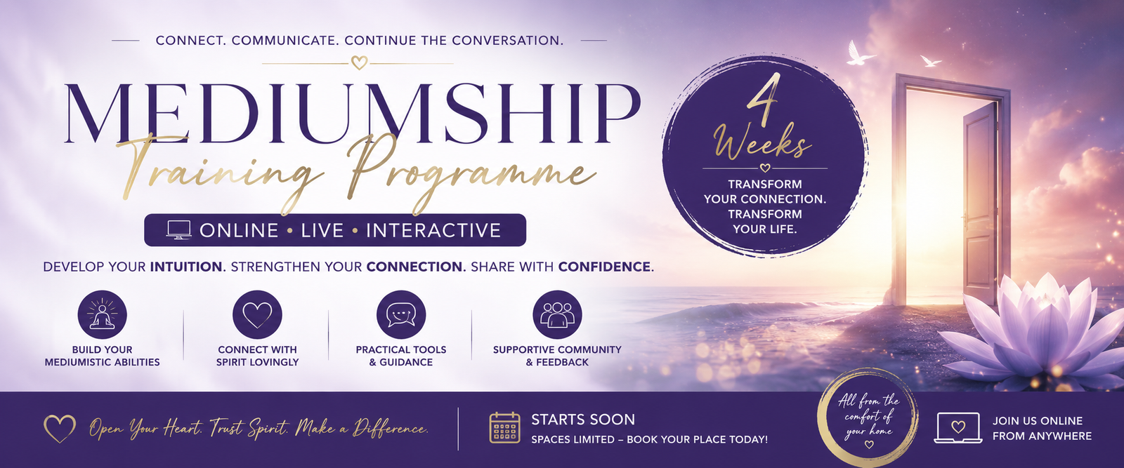 Cover image for On-Line Mediumship Training With Paul Cissell